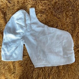 Zara one shoulder top